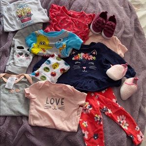 6-9 month baby girl bundle